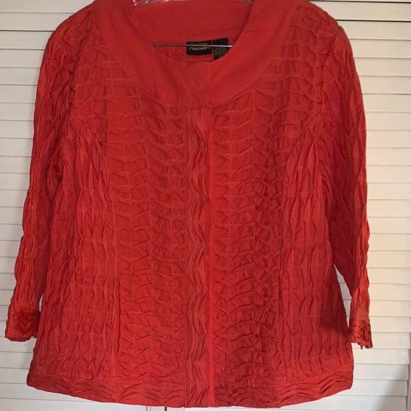 Sara Studio Jackets & Blazers - Sara studio coral vintage jacket with snaps